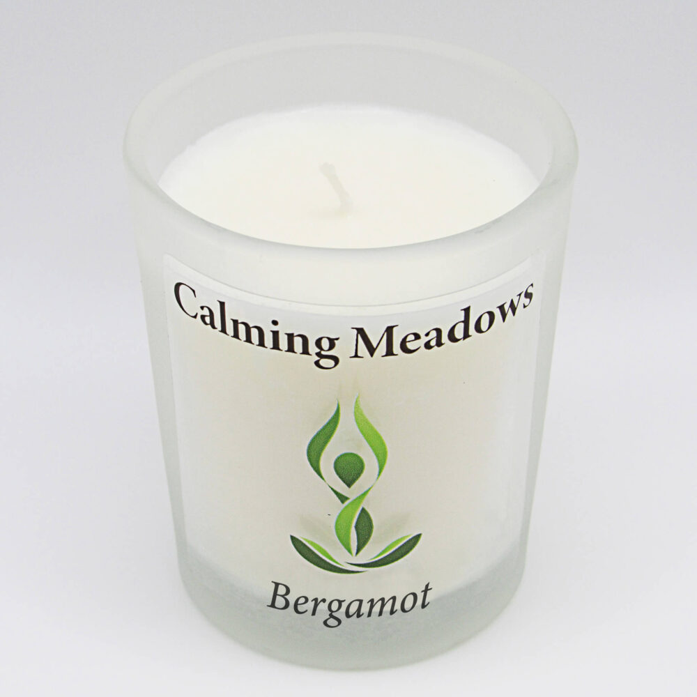 Bergamot scented soy candle 2 oz